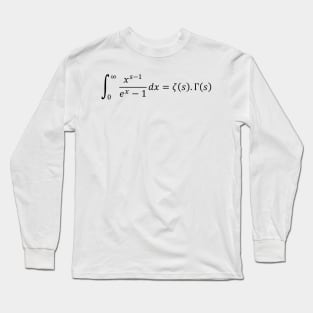 Riemann Zeta function and Euler Gamma Function Long Sleeve T-Shirt